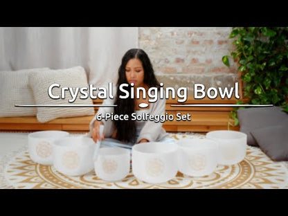 Meinl Solfeggio Crystal Singing Bowl Set